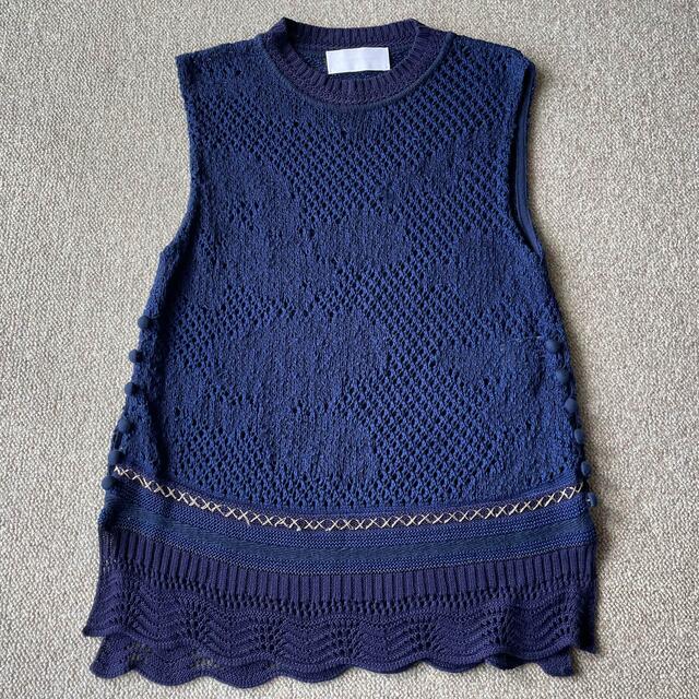 Mame Kurogouchi マメクロゴウチ 19SS ニットベスト 最安値で 17755円