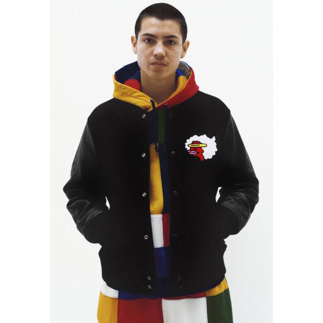 Supreme 17A/W Gonz Ramm varsity jacket M