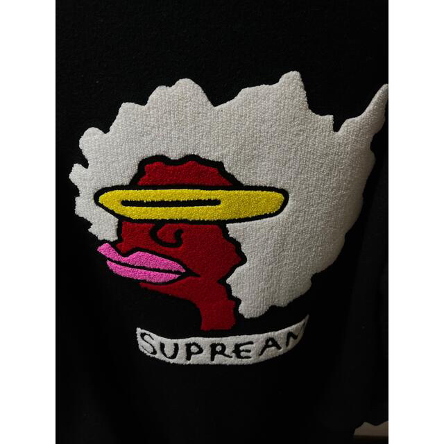 Supreme(シュプリーム)のsupreme 17AW Gonz Ramm Varsity Jacket黒　M メンズのジャケット/アウター(スタジャン)の商品写真