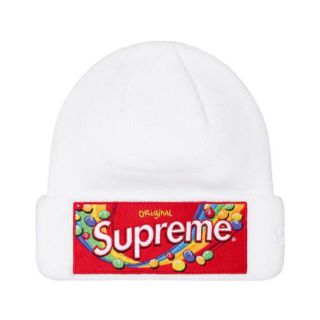 シュプリーム(Supreme)のSupreme Skittles New Era Beanie"white "(ニット帽/ビーニー)