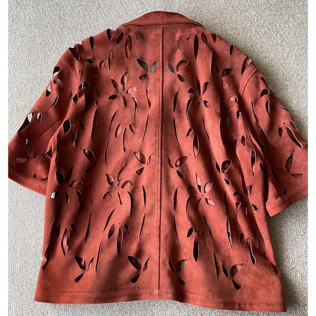 MASU エムエーエスユー FLOWER CUT LEATHER SHIRTS pa.pe