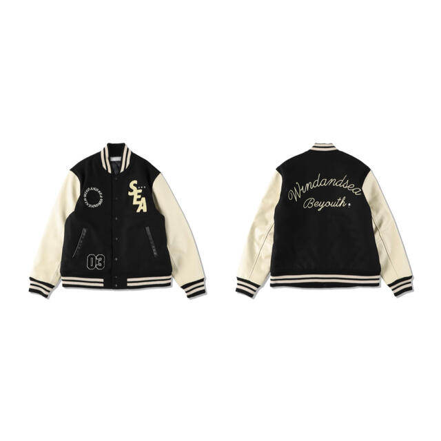 WIND AND SEA BEYOUTH Varsity Jacket 3周年