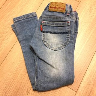 ジャンクストアー(JUNK STORE)のJUNKSTORE スキニーデニムパンツ ブルー 120(パンツ/スパッツ)