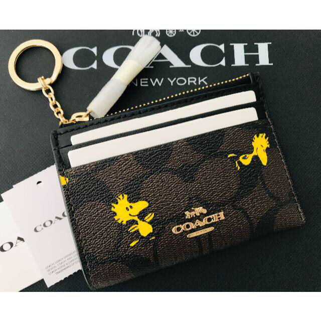 早い者勝ち★COACH Peanuts★Mini Skinny ID Case★