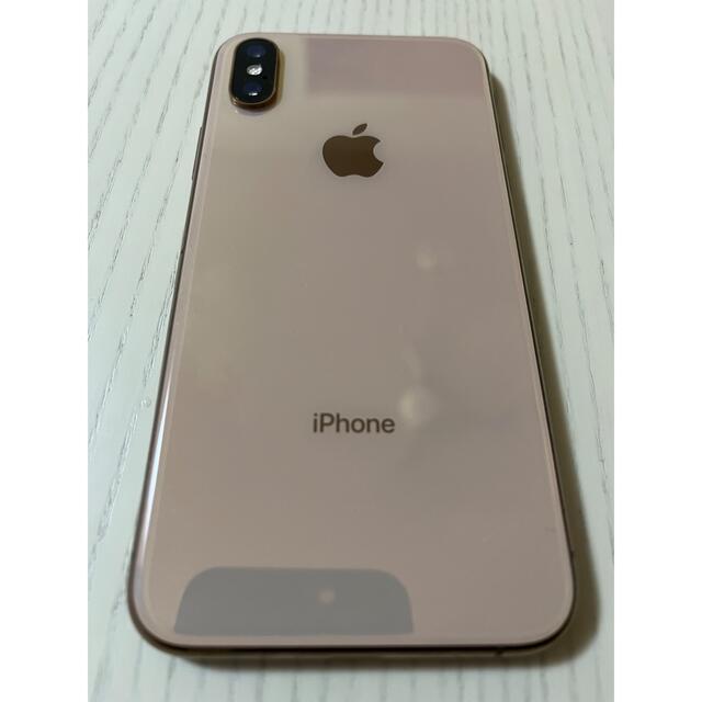 iPhone(アイフォーン)のiPhone Xs Gold 64 GB SIMフリー スマホ/家電/カメラのスマートフォン/携帯電話(スマートフォン本体)の商品写真