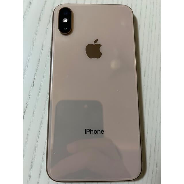 iPhone(アイフォーン)のiPhone Xs Gold 64 GB SIMフリー スマホ/家電/カメラのスマートフォン/携帯電話(スマートフォン本体)の商品写真