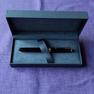 パーカー(Parker)のパーカー ソネット SONET ラックブラックGT 万年筆 18K F(ペン/マーカー)