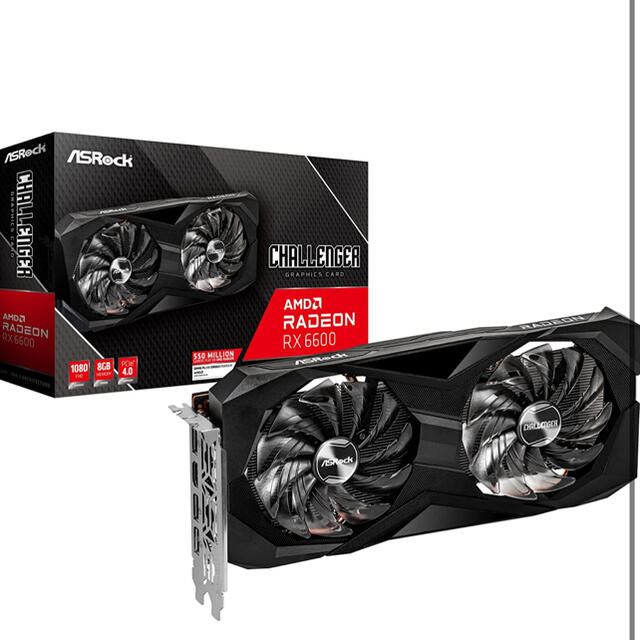 ASRock  AMD Radeon RX6600 RX6600 CLD 8G