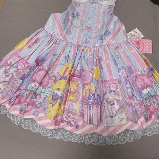 angelic pretty toy doll box サロペット サックス