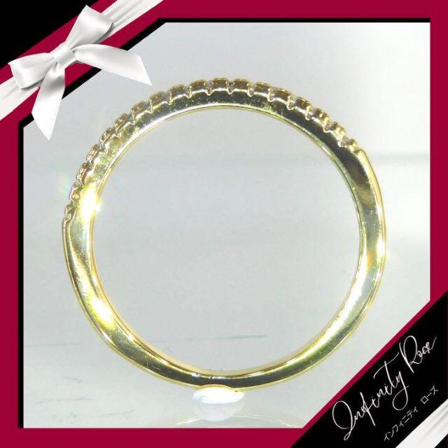 （1073）30号　ゴールド小粒スワロ繊細な極細リング　指輪 レディースのアクセサリー(リング(指輪))の商品写真