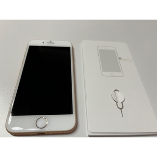 アイフォーン(iPhone)のiPhone8 Gold 64GB SIMフリー(スマートフォン本体)
