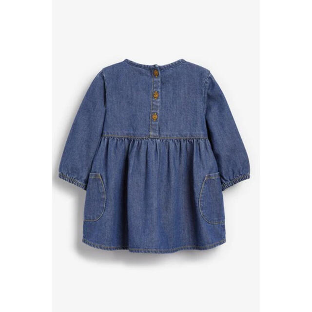 NEXT(ネクスト)のnext baby デニムワンピース キッズ/ベビー/マタニティのベビー服(~85cm)(ワンピース)の商品写真