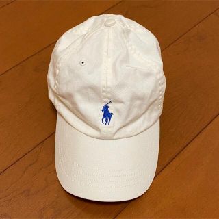 ポロラルフローレン(POLO RALPH LAUREN)のポロラルフローレン　キャップ　白(キャップ)