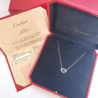 カルティエ(Cartier)のCartier Cハートシンボルネックレス(ネックレス)