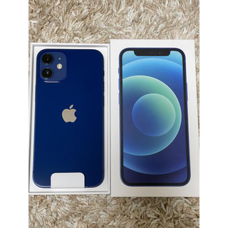アイフォーン(iPhone)のiPhone12mini 64G  ブルー　即購入可(スマートフォン本体)
