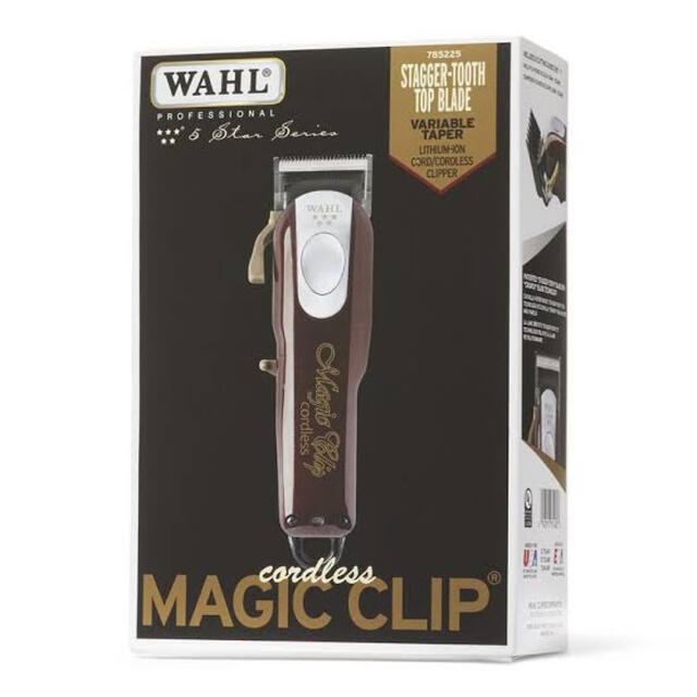 Wahl 5 Star Series Cordless Magic Clip Clipper Metal Edition 8509