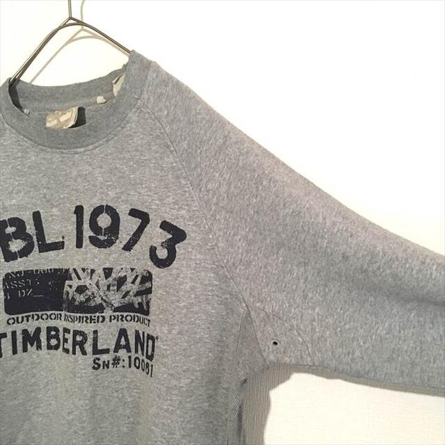 Timberland(ティンバーランド)の90s 古着 ティンバーランド スウェット トレーナー 刺繍ロゴ ゆるダボ M メンズのトップス(スウェット)の商品写真