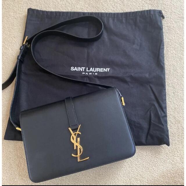 Saint Laurent(サンローラン)の【nana8787様専用】サンローラン　ショルダー　ブラック　正規品 レディースのバッグ(ショルダーバッグ)の商品写真