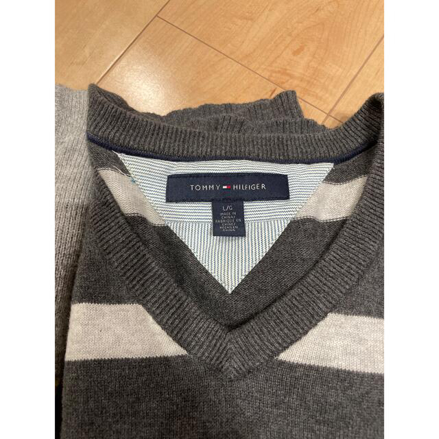 TOMMY HILFIGER(トミーヒルフィガー)のニット　セーター　Lサイズ メンズのトップス(ニット/セーター)の商品写真