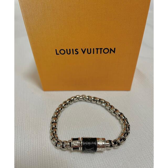 LOUIS VUITTON(ルイヴィトン)のルイヴィトン　ブレスレット　モノグラム・エクリプス メンズのアクセサリー(ブレスレット)の商品写真