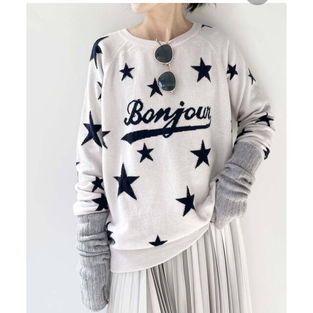 新品本物】 L'Appartement DEUXIEME Pullover Sweat Star QUEENE&BELLE