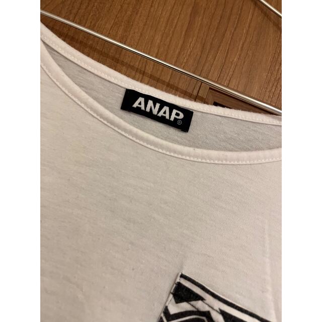 ANAP(アナップ)のTシャツ　白　ANAP レディースのトップス(Tシャツ(半袖/袖なし))の商品写真