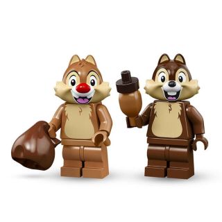 レゴ(Lego)のLEGO ミニフィギュア ディズニーシリーズ チップ デール 2体セット(知育玩具)