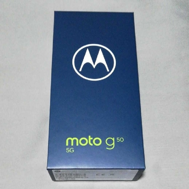 Motorola(モトローラ)の【新品未開封】モトローラ moto g50 5G メテオグレイ  スマホ/家電/カメラのスマートフォン/携帯電話(スマートフォン本体)の商品写真