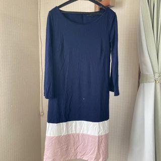 アナイ(ANAYI)のアナイANAI七分袖ワンピース⭐︎38(ひざ丈ワンピース)