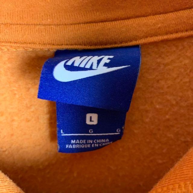 NIKE - 【希少カラー】ナイキ☆ワンポイント刺繍 パーカー 裏起毛 入手