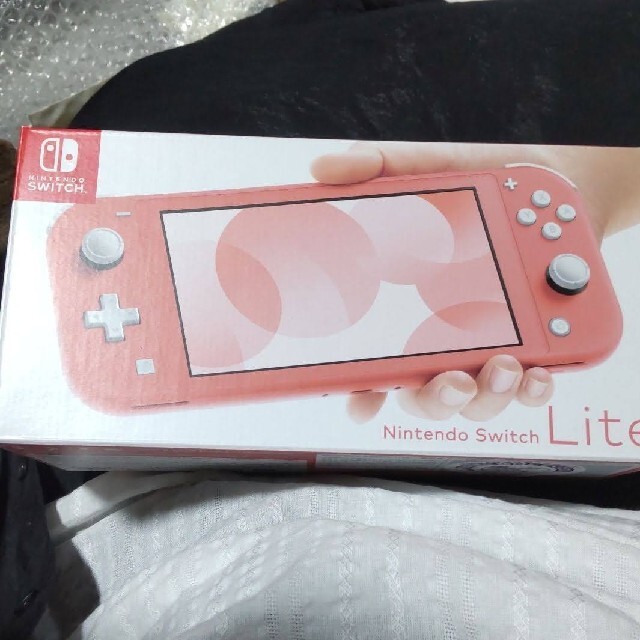 ライトニングボルト 任天堂Switch lite コーラルピンク - 通販 - www