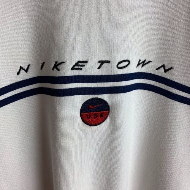 NIKE - 【希少デザイン】ナイキ☆センター刺繍 スウェット 白タグ 90s