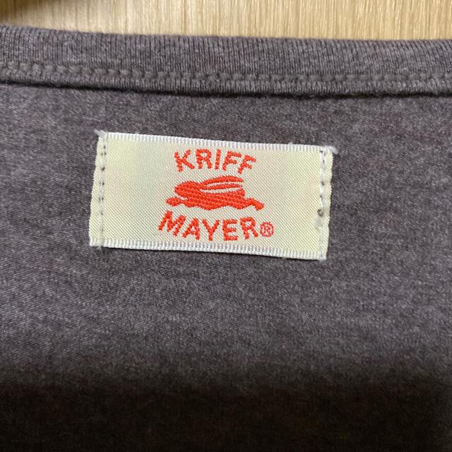 KRIFF MAYER(クリフメイヤー)の✨最終値下げ✨【KRIFF MAYER】　Ｍ　11分袖　重ね着カットソー　ロンT レディースのトップス(カットソー(長袖/七分))の商品写真