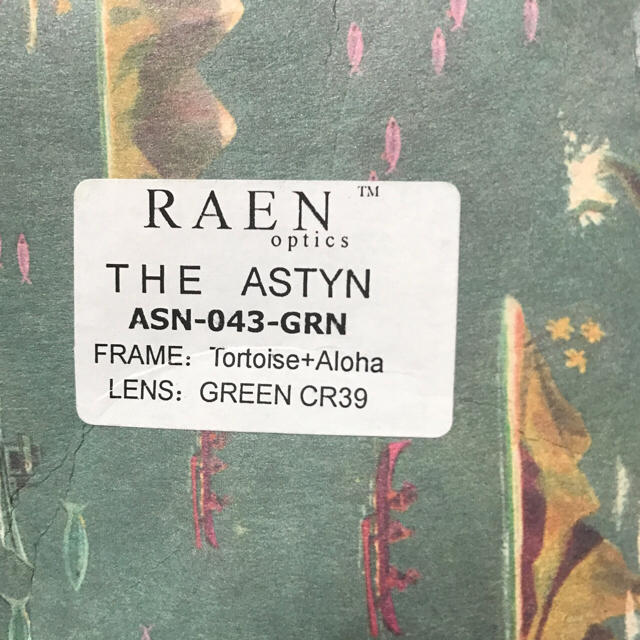 Ron Herman(ロンハーマン)の【未使用】RAEN optics サングラス メンズのファッション小物(サングラス/メガネ)の商品写真