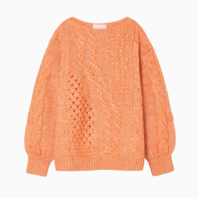 Mame Multi-Pattern Cable Knitted Sweater レディースのトップス(ニット/セーター)の商品写真