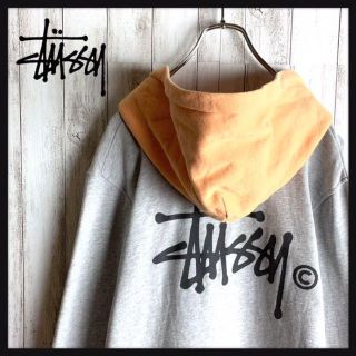 STUSSY - 【最高デザイン】ステューシー☆バックプリント パーカー 即