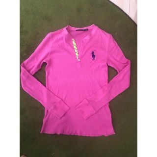 ラルフローレン(Ralph Lauren)のラルフローレン　カットソー長袖　ボタンダウン(Tシャツ/カットソー(七分/長袖))