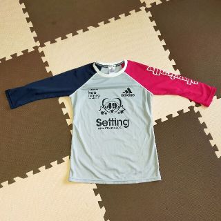 アディダス(adidas)のadidas　ティシャツ　Tシャツ　七分袖　ランニング　アシメ　M スポーツ(Tシャツ(長袖/七分))