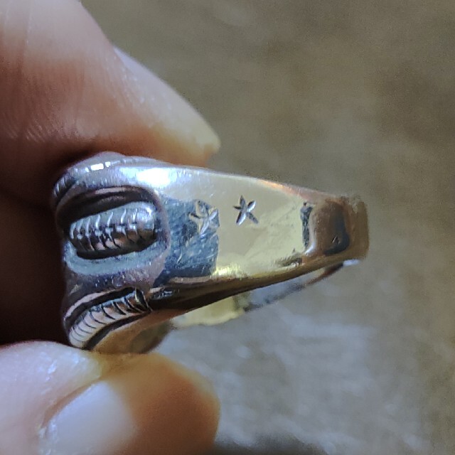 Vintage エイリアン セル メルエム SILVER リング指輪 925 男性に人気