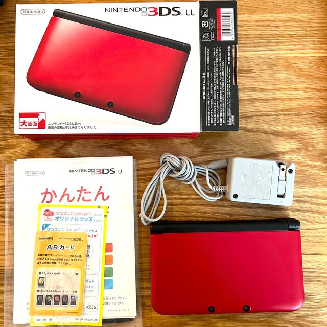 Nintendo 3DS  LL 本体 レッド/ブラック