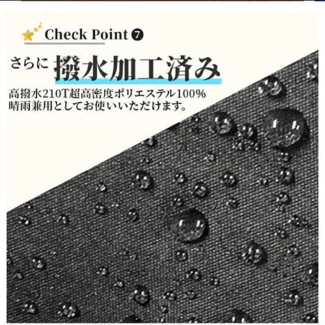 遮光100% 晴雨兼用 折り畳み傘 レディースのファッション小物(傘)の商品写真