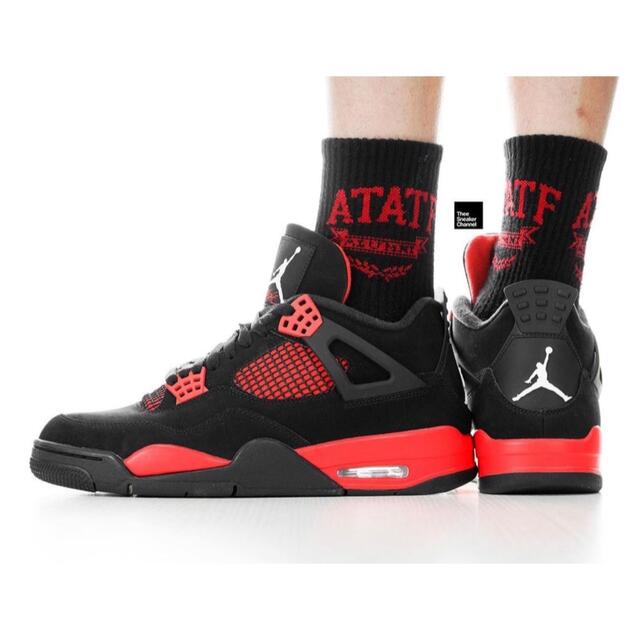 NIKE(ナイキ)のNIKE AIR JORDAN 4 RED THUNDER  メンズの靴/シューズ(スニーカー)の商品写真