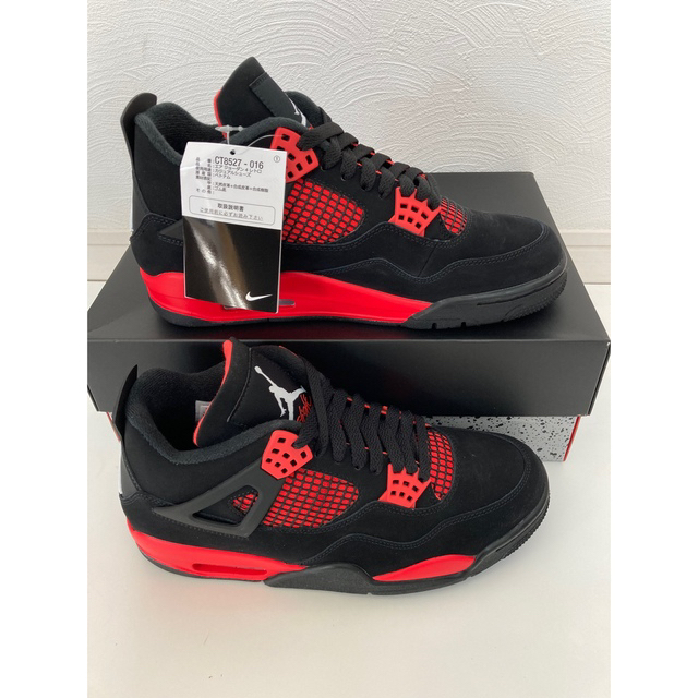 NIKE(ナイキ)のNike Air Jordan 4 "Red Thunder/Crimson" メンズの靴/シューズ(スニーカー)の商品写真