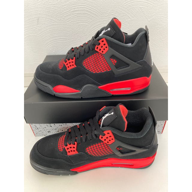 NIKE(ナイキ)のNike Air Jordan 4 "Red Thunder/Crimson" メンズの靴/シューズ(スニーカー)の商品写真