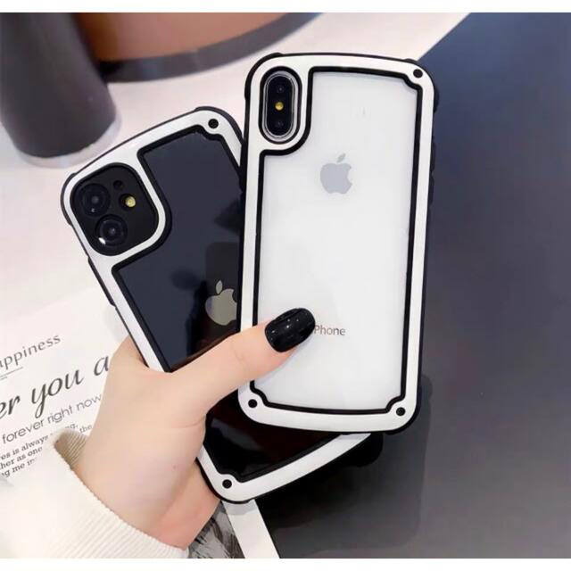 iPhoneケース iPhone13 シンプル フレーム グリーン 大人気 スマホ/家電/カメラのスマホアクセサリー(iPhoneケース)の商品写真