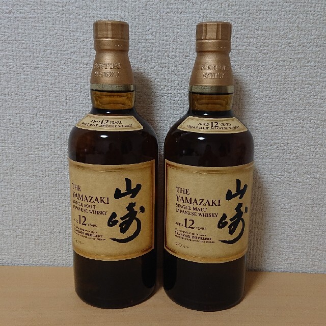 サントリー(サントリー)のサントリーウイスキー 山崎12年　２本セット ※ 説明必読 食品/飲料/酒の酒(ウイスキー)の商品写真