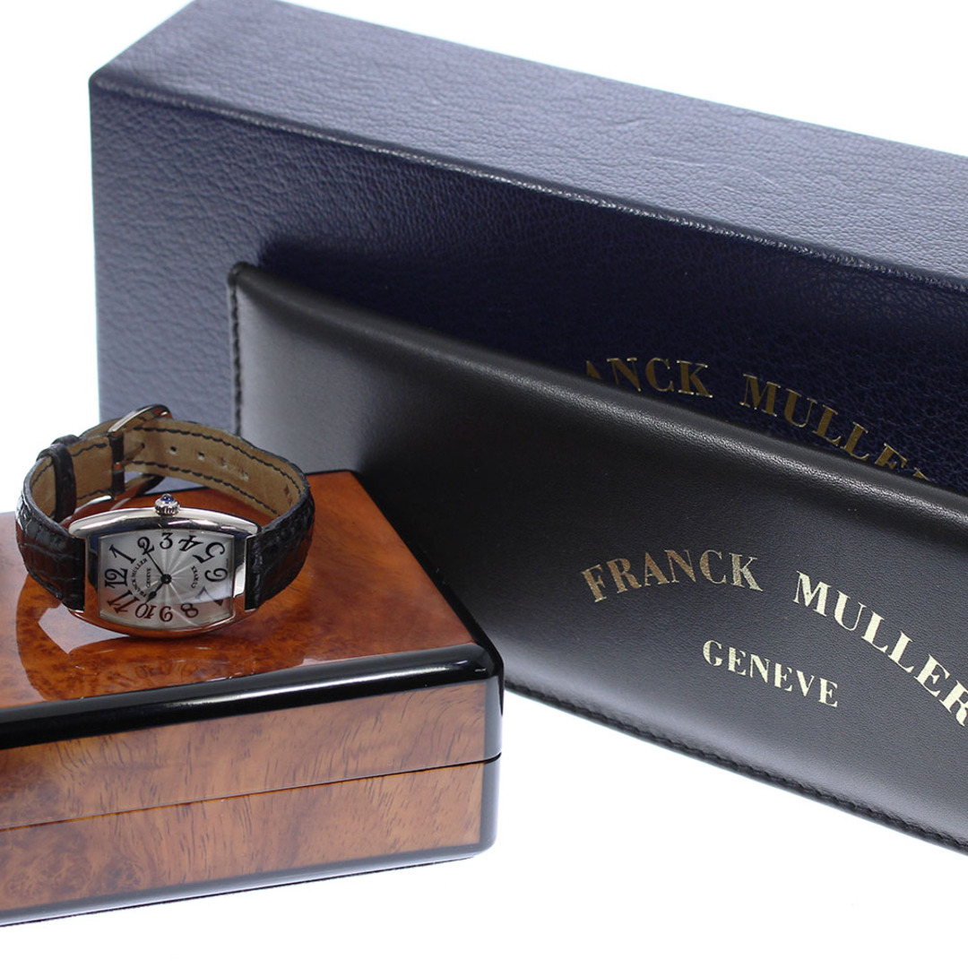 ★箱・保証書付き【FRANCK MULLER】フランクミュラー トノーカーベックス 1752QZ クォーツ レディース【ev20】