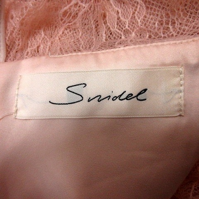 SNIDEL(スナイデル)のスナイデル snidel ワンピース Aライン ひざ丈 長袖 刺繍 0 レディースのワンピース(ひざ丈ワンピース)の商品写真