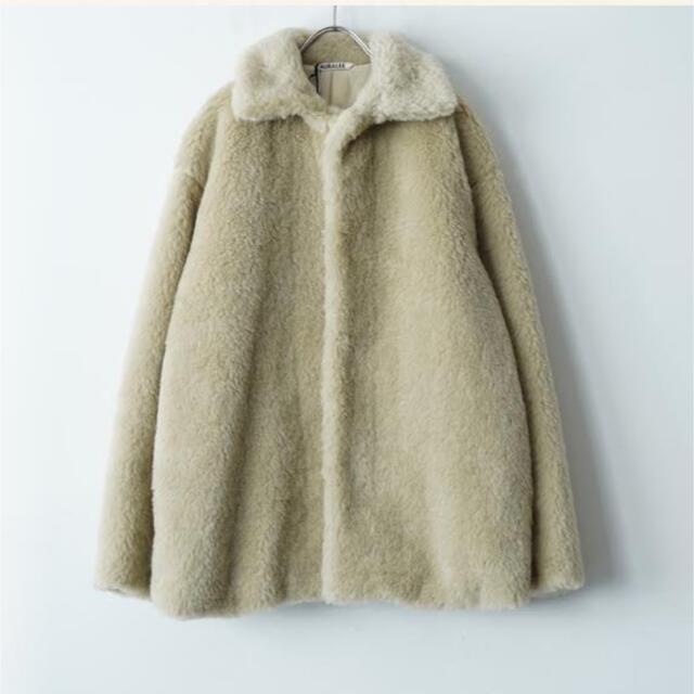 COMOLI(コモリ)のAURALEE SHETLAND WOOL BOA BIG BLOUSON レディースのジャケット/アウター(ブルゾン)の商品写真