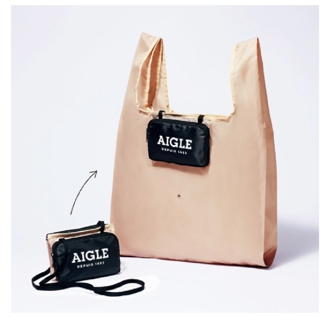AIGLE(エーグル)の【新品未使用】エーグル★ポシェット2way変身エコバッグ レディースのバッグ(エコバッグ)の商品写真